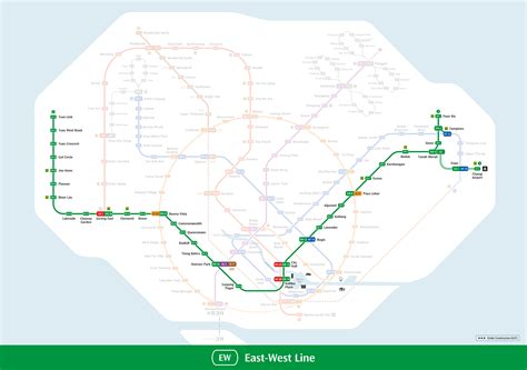 Lta Getting Around Public Transport Rail Network East West Line