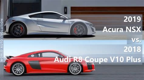 2019 Acura Nsx Vs 2018 Audi R8 Coupe V10 Plus Technical Comparison