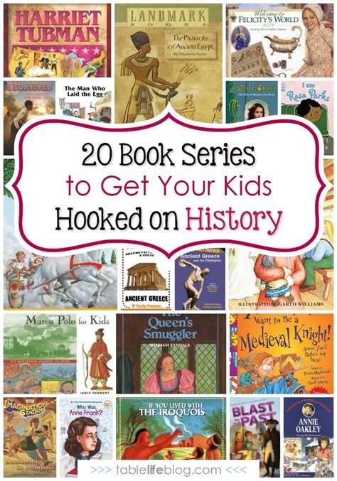20 Book Series To Get Your Kids Hooked On History • Tablelifeblog
