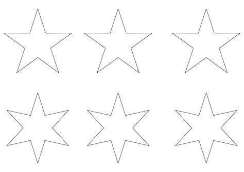 20 Stars Template To Print Free Popular Templates Design