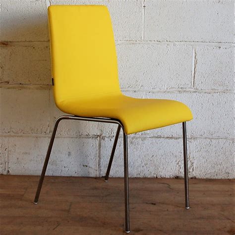 Add luxury and comfort to your space with these magnificent upholstered stack chair at unbeatable discounts on alibaba.com. FROVI Zero Upholstered Stacking Chair Yellow Vinyl 1083