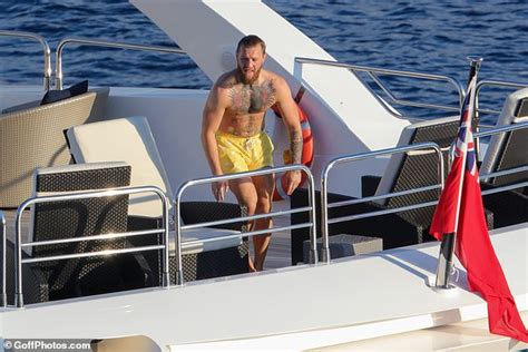 Conor Mcgregor Shows Off His Ripped Physique As He Soaks Up The
