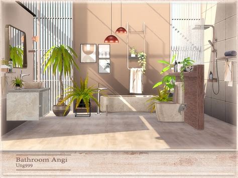 Bathroom Lusso Decor By Ung999 At Tsr Sims 4 Updates