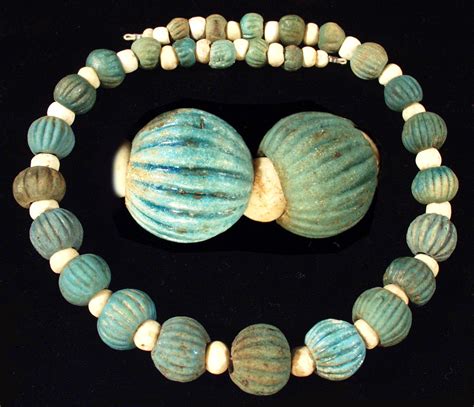 Ancient Glass And Faience Necklaces And Beads Of Antiquity And Medieval Times