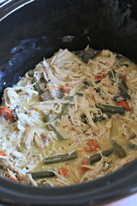 Pour over the stock and tomato puree. Slow Cooker Healthy Creamy Chicken Casserole ...