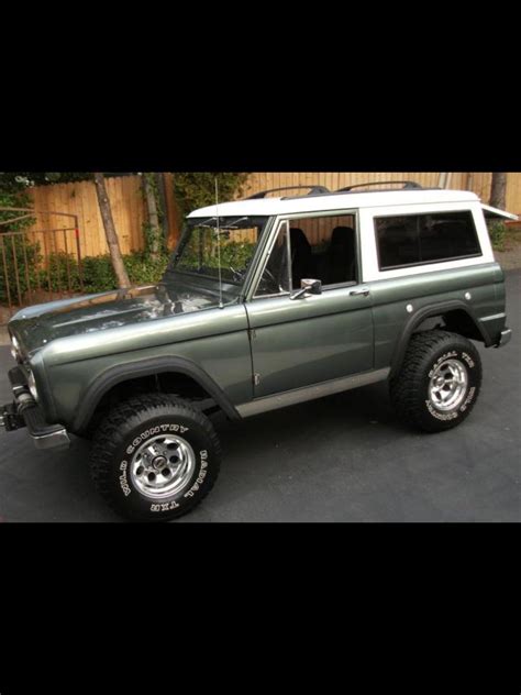 Old Bronco Early Bronco Classic Bronco Classic Ford Broncos Lifted