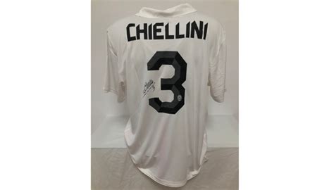 He played the full 90 minutes in all three group matches at the 2009 fifa. Chiellini's Official Juventus Signed Shirt, 2010/11 ...