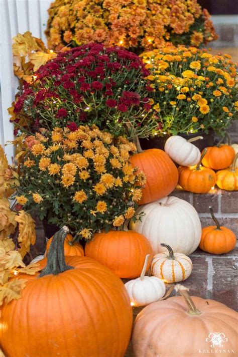 Fall Porch Decor Statement Making Front Steps Kelley