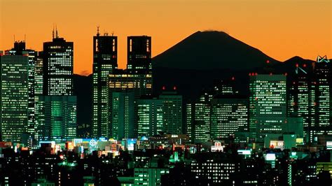 Japan Mount Fuji Tokyo World Cities Architecture Buildings