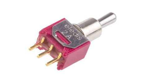 Rs Pro Toggle Switch Pcb Mount On Off On Spdt Through Hole Terminal