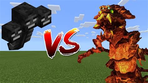 Adds monsters that spawn in lava. Wither vs Lava Monster - Minecraft - YouTube