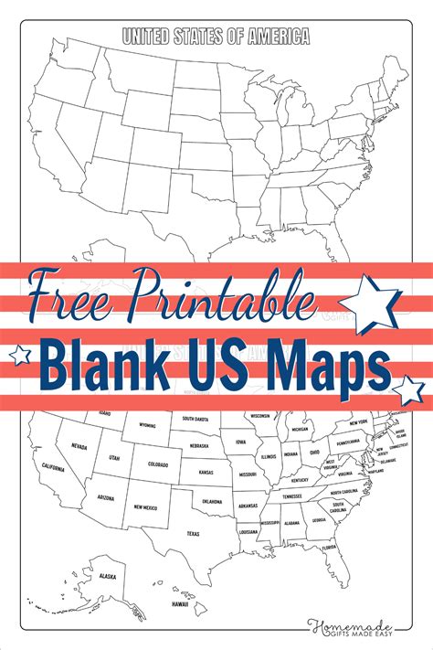 Free Printable Us Map Printable Templates Free