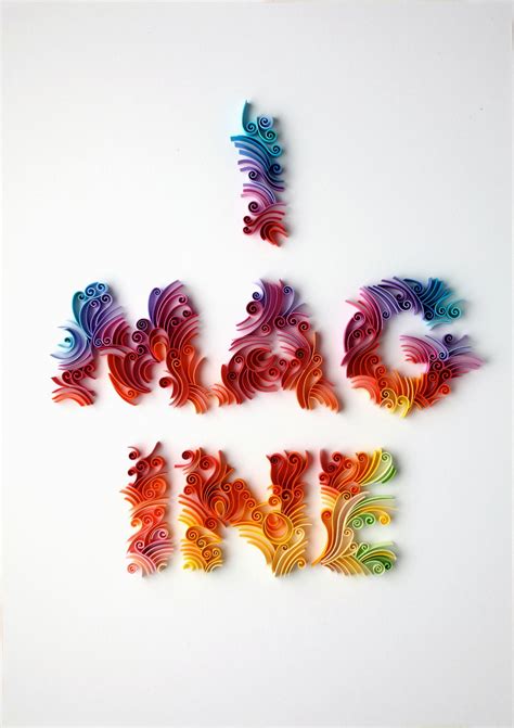 Paper Art By Yulia Brodskaya Rainbow Imagine Quilling Paper