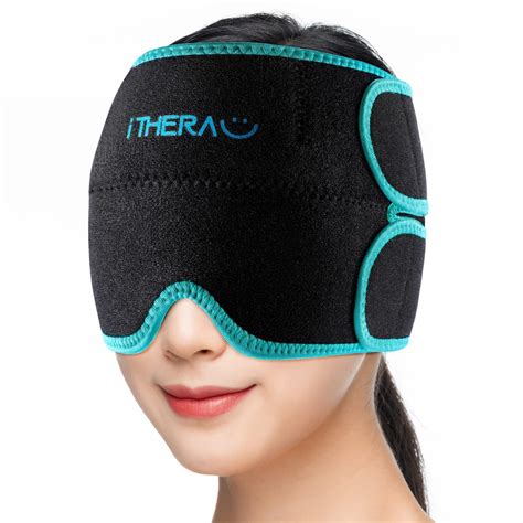 Itherau Migraine And Headache Relief Hat Reusable Cold Compress