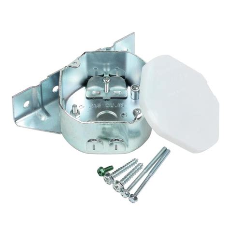 Selecting and installing approved electrical ceiling fan boxes background: Westinghouse Sidemount Plus Fan Box, 2-1/8-Inch Deep