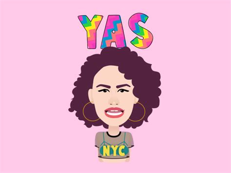 Broad City Yas Queen By Emma Gilberg For Holler On Dribbble