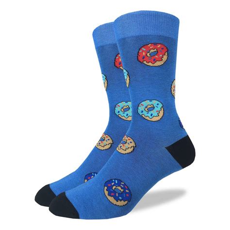 Mens Donuts Socks Good Luck Sock