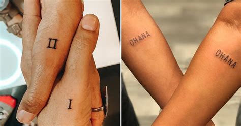 Brother Sister Tattoos Popsugar Love And Sex