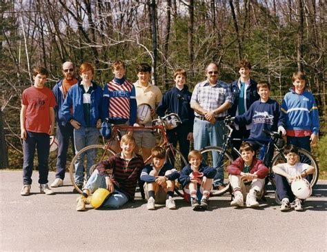 Spring 1988 Cycling Group This Photograph Shows The Sprin Flickr
