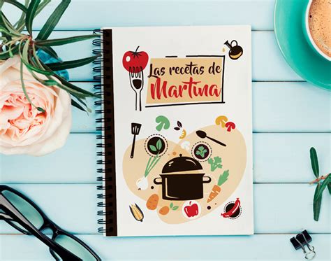 Cuaderno Personalizado Recetas De Cocina Regalo Original