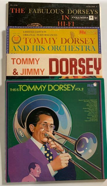 Tommy And Jimmy Dorsey Vinyl Lot 4 Titles 5 Records Big Band Super