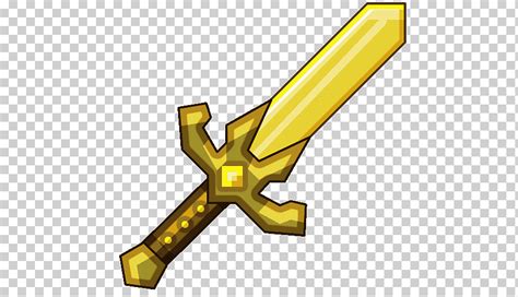 Minecraft espada arma xbox oro textura dorada ángulo Mapeado de texturas ala png Klipartz