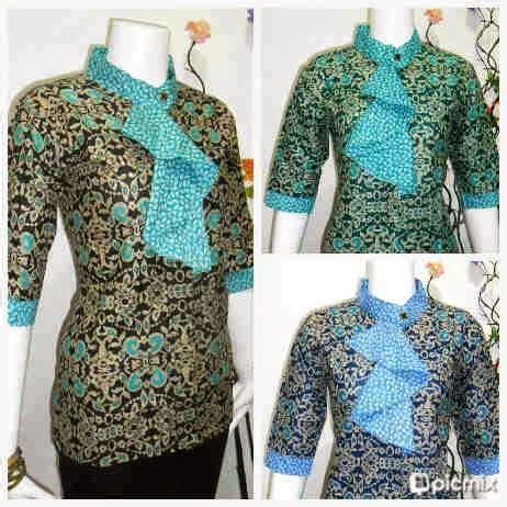 Batik ürünleri cazip indirimlerle morhipo'da! Baju Batik Wanita Model Blus Dasi di 2019 | Wanita, Model, dan Dasi