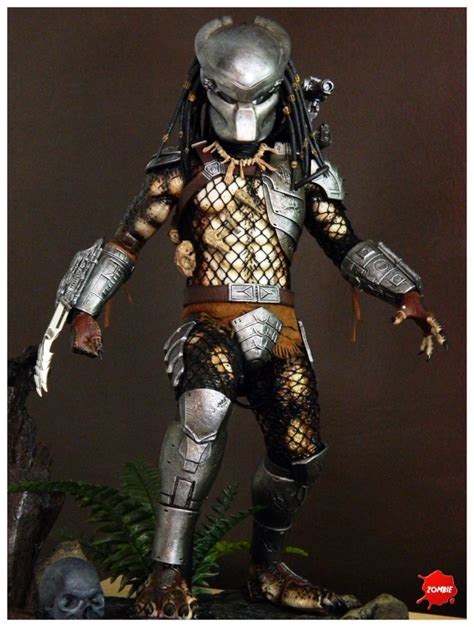 Neca Classic Unmasked Predator Action Figure Very Rare Closed Mouth Version