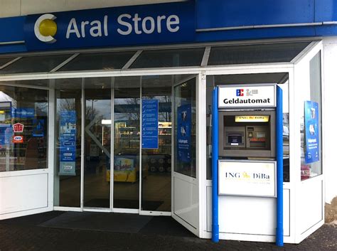 Direktbank bedeutet unter anderem, dass keine eigenen filialen betrieben werden. Geldautomat ING-DiBa Aral-Tankstelle - Konto mit Kreditkarte