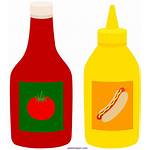 Ketchup Clipart Transparent Clip Mustard Sweet Bottles