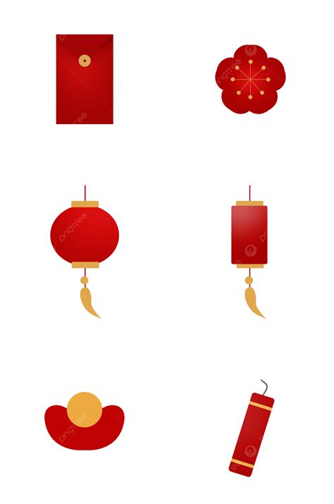 새 일러스트 해 빨간 평면 아이콘 중국의 설날 칸델라 잉곳 Png 일러스트 및 Psd 이미지 무료 다운로드 Pngtree