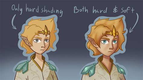 Shading Tutorial How To Combine Hard And Soft Shading Youtube