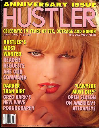 Hustler July Hustler July Adult Pornographic Magazine