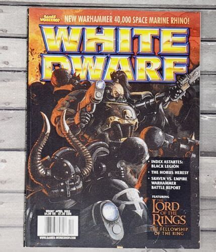 White Dwarf April 2002 Games Workshop Warhammer 40k Astartes Horus