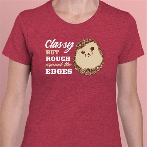 classy hedgehog women s shirt hedgehogged in 2023 women shirts womens shirts