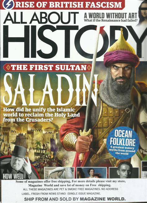 All About History Magazine The First Sultan Saladin Issue Etsy