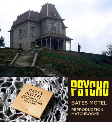 Bates Motel Psycho 2 Match Book Movie Screen Accurate Prop Etsy