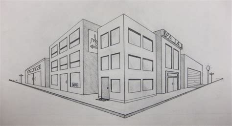 Easy 2 Point Perspective Drawing At Explore