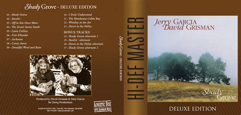 Jerry Garcia And David Grisman Shady Grove Deluxe Edition