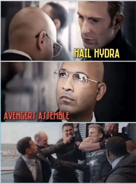 Hail Hydra • Avengers Assemble Avengers Endgame Know Your Meme