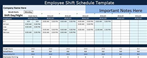 Monthly Shift Schedule Template Inspirational Employee Shift Schedule