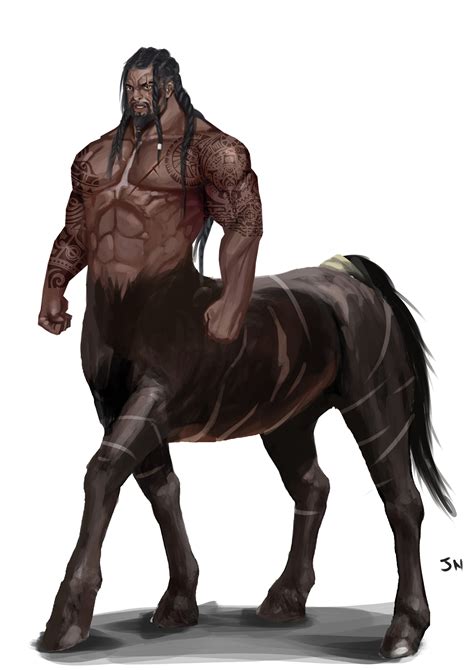 Centaur Warrior Drawing