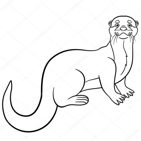 Otter Outline Drawing At Getdrawings Free Download