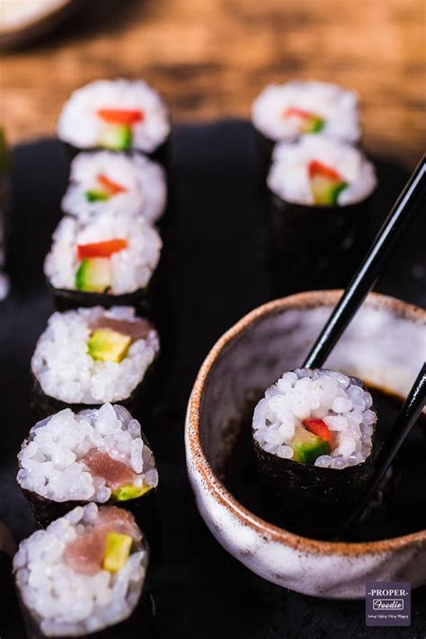 Maki Sushi Step By Step Guide And Video Properfoodie