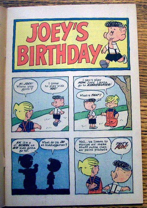 Dennis The Menace Comic 1 Summer 1961 Dennis And Joey