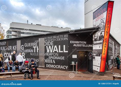Berlijn Duitsland 1 Dec 2018 Ijzeren Gordijn De Berliner Muur En