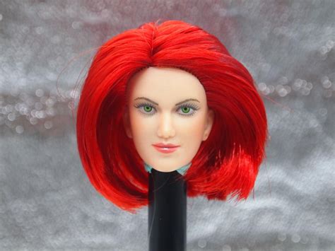 Phicen 16 Scale Female Headsculpt Wred Hair For 12 Action Figure