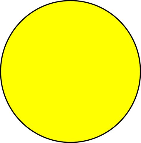 Yellow Circle Clip Art At Vector Clip Art Online Royalty