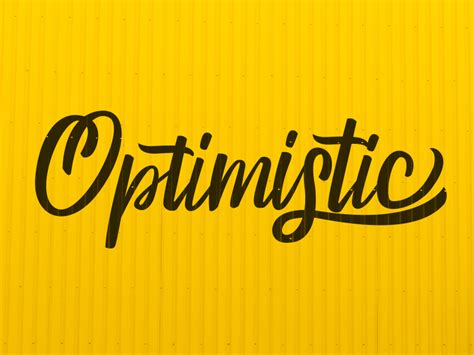 Optimistic By Natalie Avalos On Dribbble