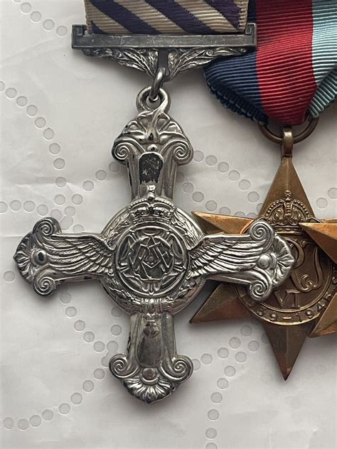 Original Ww2 Raf Distinguished Flying Cross Dfc Medal Group 52 And 69